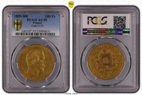 1859-BB 100 Fr Gad-1135 F-550 AU55