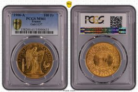 1906-A 100 Fr Gad-1137 F-552 MS61