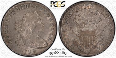 1799 $1 BB-158 AU53