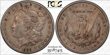 1889-CC $1 XF40