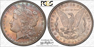 1886 $1 MS66