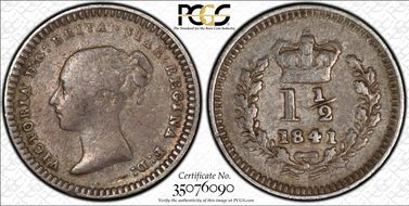 1841 1 1/2D S-3915 VF30