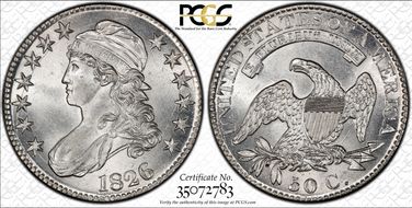 1826 50C MS63