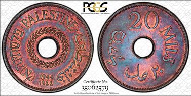 1944 20 Mil MS63RB