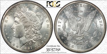 1887-S $1 MS63