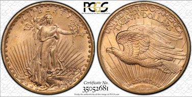 1923 $20 MS64