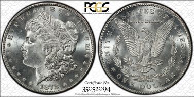 1878-S $1 MS64