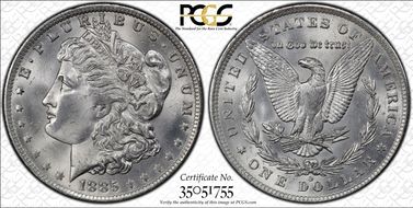 1885-O $1 MS63
