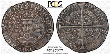 (1422-30) Groat S-1836 Calais XF45