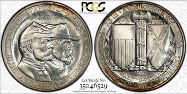 1936 50C Gettysburg MS67