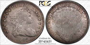 1799 $1 Irregular Date, 15 Stars VF25