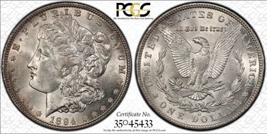 1894-O $1 MS62