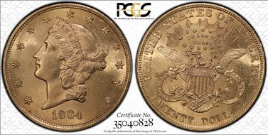 1904 $20 MS63