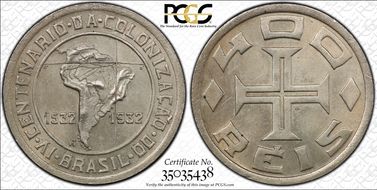 1932 400 R Mald-649.01 400th Ann. Colonization MS65