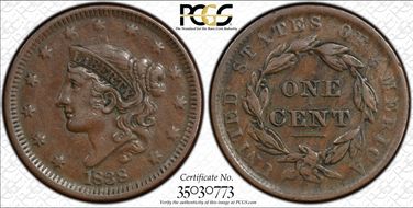 1838 1C VF35BN