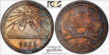 1893 1/4 R KM-161 MS65