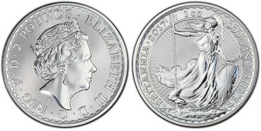 2017 £2 S-BF19A Britannia 20th Anniv. Privy MS64