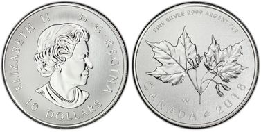 2018 $10 Maple Leaf SP69