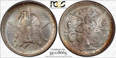 1936 50C Texas MS67