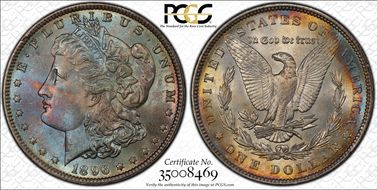 1896 $1 MS66