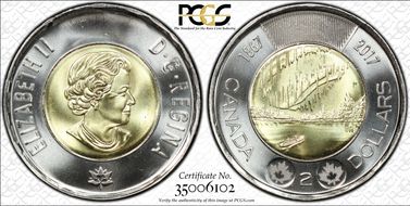 2017 $2 Dance of the Spirits MS67