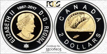 2017 $2 Dance of the Spirits Ag PR70DCAM