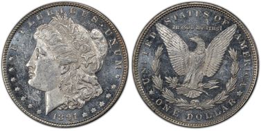 1891 $1 MS61DMPL