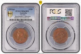 1951(p) 1/2D No Dot MS63BN