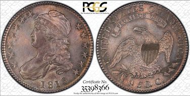 1818 50C AU58