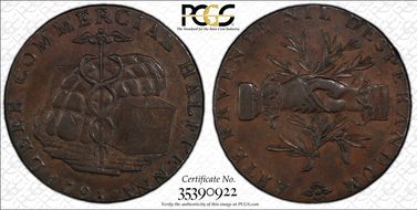 1793 Tk 1/2D DH-10 Staffordshire, Leek AU53BN