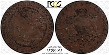 1794 Tk 1/2D DH-33 Somersetshire, Bath AU50BN