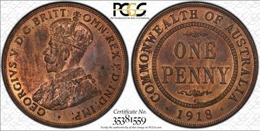 1918-I (c) 1D MS64RB