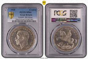 1935 Crown S-4049 .500 Silver SP64