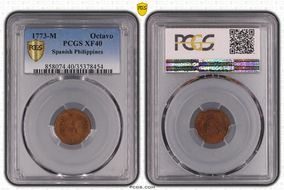 1773-M Octavo XF40BN