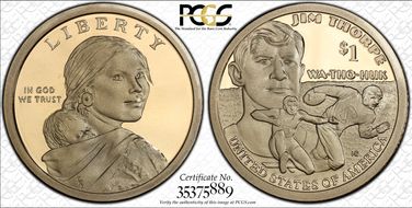 2018-S $1 Native American PR68DCAM