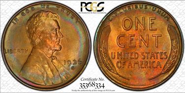 1936-S 1C MS64RB