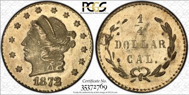 1872 G25C BG-815 MS63