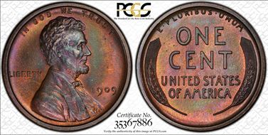 1909 1C Lincoln PR66BN