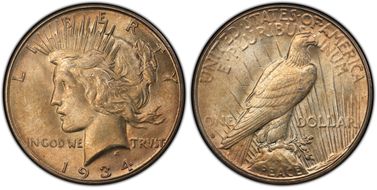 1934-D $1 VAM 3, DDO, Medium D MS64