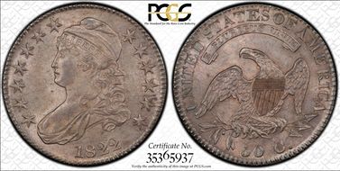 1822 50C O-113 MS64