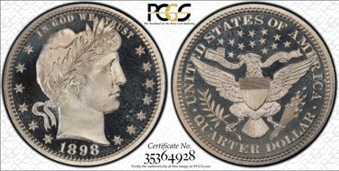 1898 25C PR68
