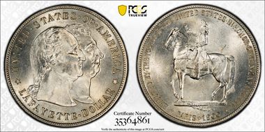 1900 $1 Lafayette, DuVall-2C MS65