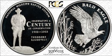 2003 Medal NWRS - Eagle Silver PR69DCAM