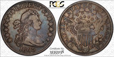 1803 50C Large 3 VF30