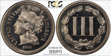 1868 3CN PR65CAM