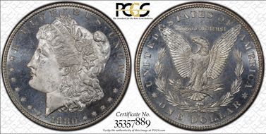 1880-S $1 MS66+ PL