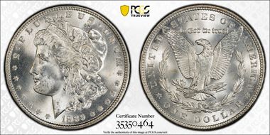 1889 $1 MS66