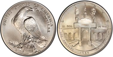 1984-D $1 Olympic MS69