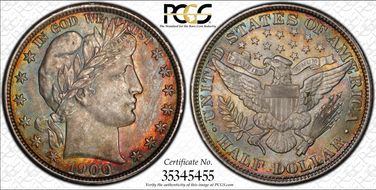 1900 50C MS65