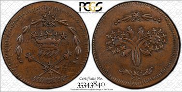 (c.1790) Tk 1/4D DH-86 Lothian, Edinburgh AU58BN